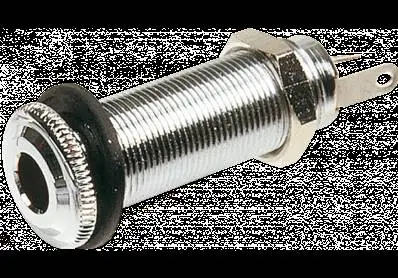 Vente Flash Yellow Parts EZ1394C - Jack Femelle Chrome Solid Body