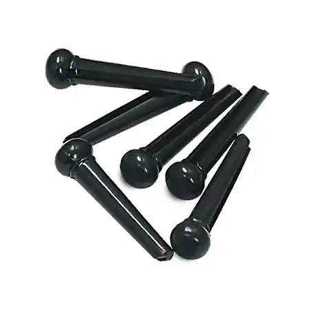 Yellow Parts EZ1410B - Lot 6 Chevilles Plastiques Noires pour Folk Commande En Gros