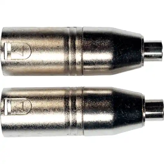 Yellow Cable AD21 - Adaptateur RCA Femelle/XLR Mâle (Par 2 Pièces) Seulement Aujourd'hui