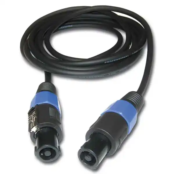 Meilleur Choix Yellow Cable HP3SS - Cable Haut Parleur Standard Speakon/Speakon 3m