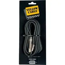 Yellow Cable K16-3 - Cable Audio Mixte Mini Jack str 3.5 Mâle/Jack str 6.35 Fem adapt 3m Must-Have