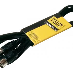 Nouvel Arrivage Yellow Cable MD6 - Cable Numérique MIDI DIN 5 Broches Mâle/5 br. Mâle 6m