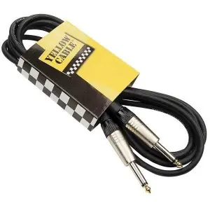 Haute Qualité Yellow Cable PROG76D - Cables Instrument Pro Neutrik Jack/Jack 6m