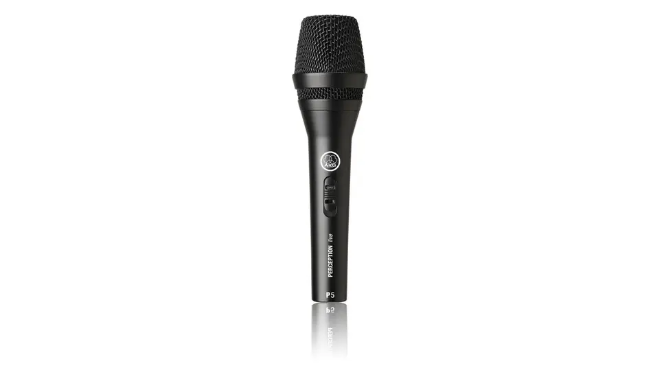 AKG P5S Microphone de scène chant supercardioïde + switch Commander Maintenant