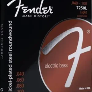 Produit De Marque Fender Jeux de Cordes Guitares Basses Fender Nickel Plated 7250L 40-100