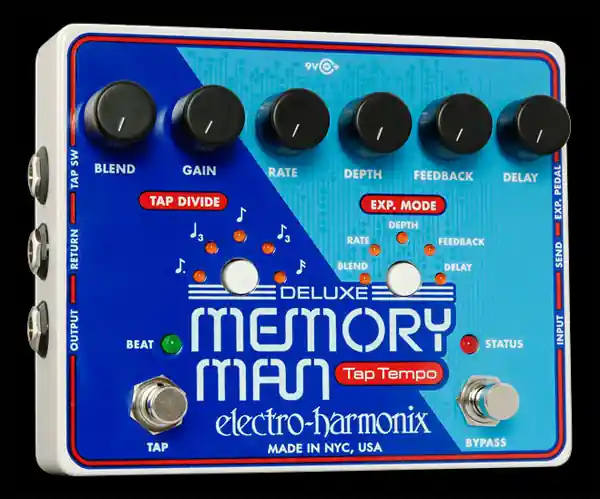 Nouvel Arrivage DISCONTINUE electro Harmonix deluxe MEMORY MAN W/TT