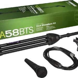 Shure PGA58BTS Pack PGA58-XLR + pied de micro Offre Du Jour