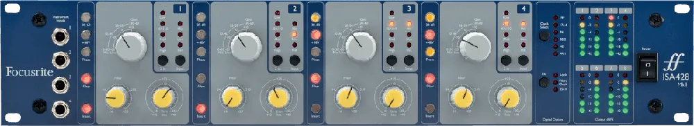Acheter Direct Focusrite préampli micro ISA - 4 canaux