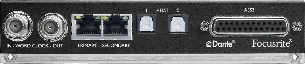 Paiement Sécurisé Focusrite ISA - Carte AN 8 canaux ADAT/Dante 428/828 Mk2