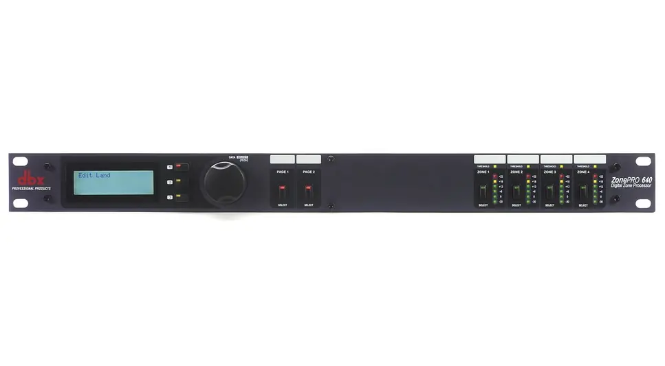 Offre Limitée DBX ZonePRO 640 Processeur ZonePRO 6x4 avec afficheur