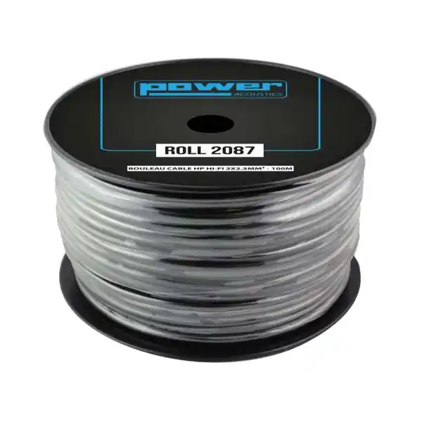 Offre Du Jour Power Acoustics - AccessoiresROLL 2087 (2x2,5mm - 100m)