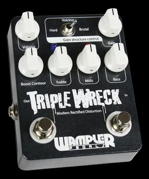 Authentique DISCONTINUE Wampler triple WRECK