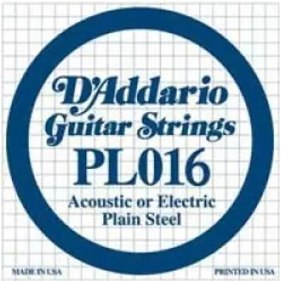 D‘Addario Corde guitare folk/elect. 016 Achetez Aujourd'hui