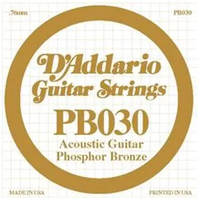 Achat Immédiat D‘Addario Corde guitare folk. 030