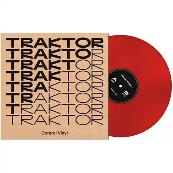 Promotion Native InstrumentsTRAKTOR SCRATCH VINYL MKII (ROUGE)