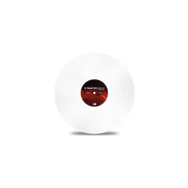 Native InstrumentsTRAKTOR SCRATCH VINYL MKII (BLANC) Nouvel Arrivage