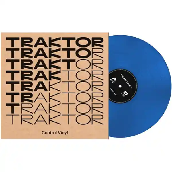 Native InstrumentsTRAKTOR SCRATCH VINYL MKII (BLEU) Offre Du Jour