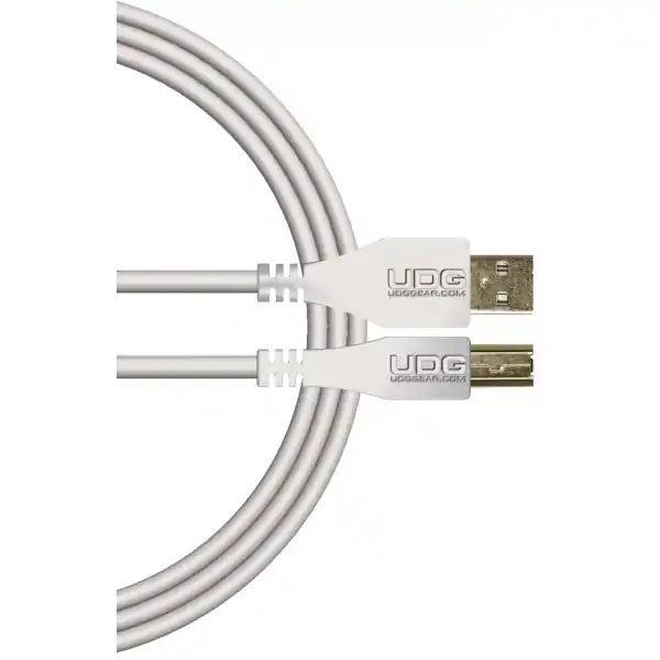 UDGUltimate Audio Cable USB 2.0 A-B Straight - U95002WH (2m) Top Vente