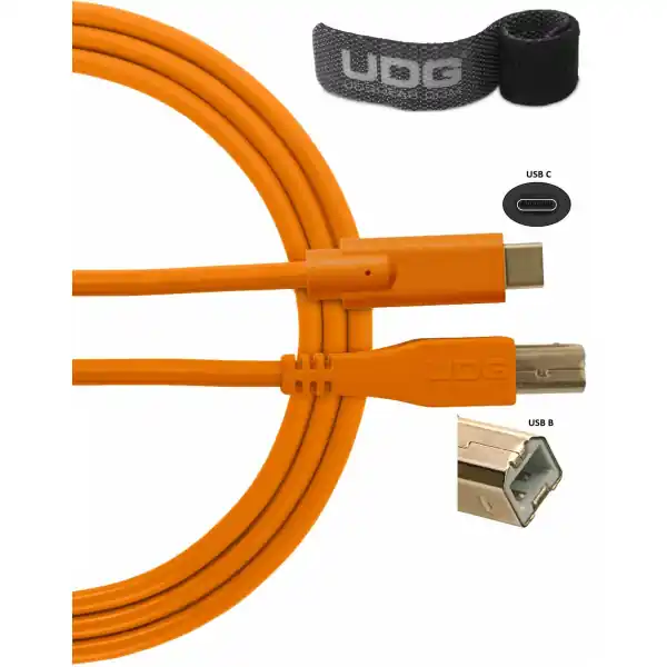 UDGUltimate Audio Cable USB 2.0 C-B Straight 1,5m - U96001OR (1,5m) Remise