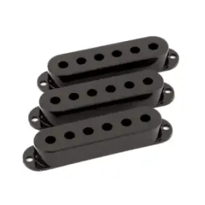 Fender Caches micros noirs 3 pièces Dernier Modèle
