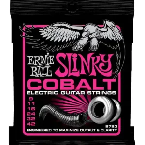 Offre Limitée Ernie Ball EP02723 Cordes guitare électrique Cobalt 9-42