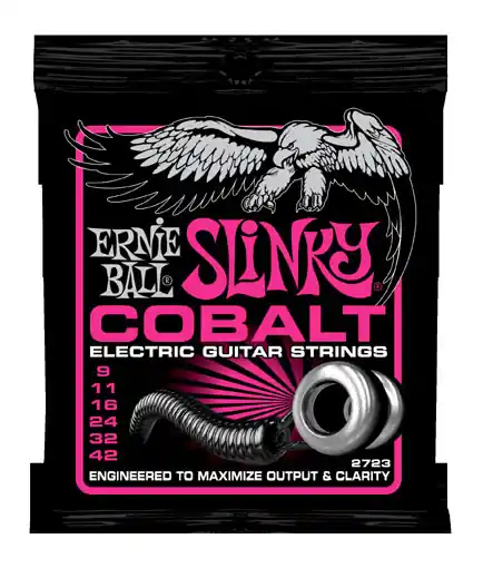 Offre Limitée Ernie Ball EP02723 Cordes guitare électrique Cobalt 9-42