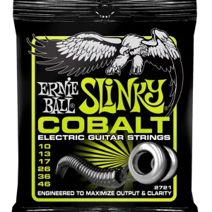 Ernie Ball EP02721 Cordes guitare électrique Cobalt 1046 Dernier Modèle