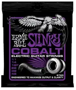 Ernie Ball EP02720 Cordes guitare électrique Cobalt 11-48 Prix Promo