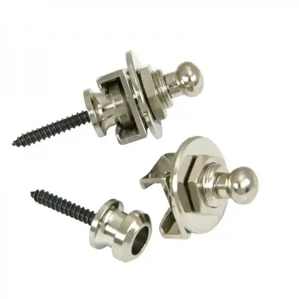 Offre Limitée DISCONTINUE Schaller S445 Straplocks nickelés