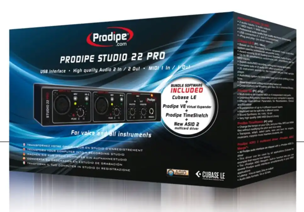 Prodipe Studio 22 Pro USB Populaire
