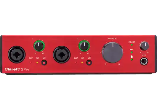 Usine Directe Focusrite Clarett+ - Interface 10 In / 4 Out