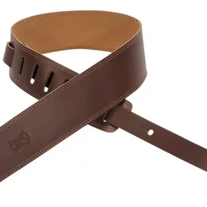 Bon Marché DISCONTINUE Levy‘s DM1-BRN Sangle guitare cuir