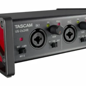 Tascam US-2x2HR Interface audio USB, 2 entrées, 2 sorties, 192 kHz Seulement Aujourd'hui