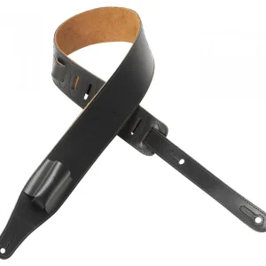 Haute Qualité DISCONTINUE Levy‘s M17SH-BLK Sangle guitare cuir avec range bottleneck