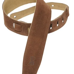 Promotion Saisonnière DISCONTINUE Levy‘s MS26-BRN Sangle guitare suede