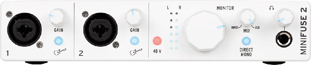Arturia Interface audio MINIFUSE2 blanche Soldes