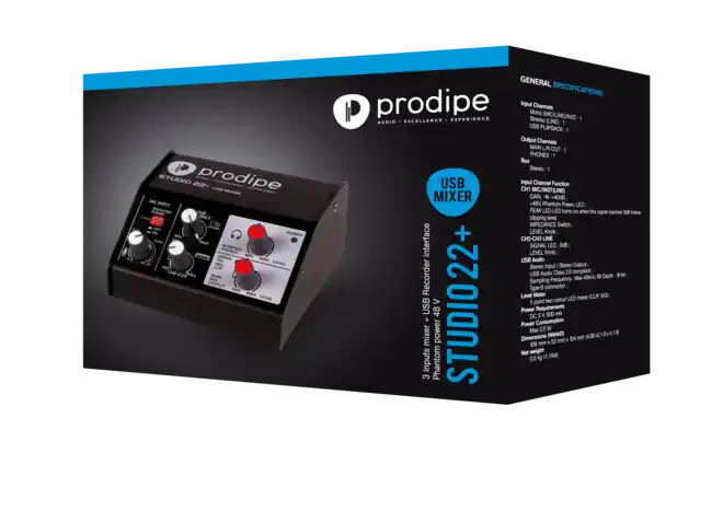 Prodipe INTERFACE STUDIO 22 + Réduction