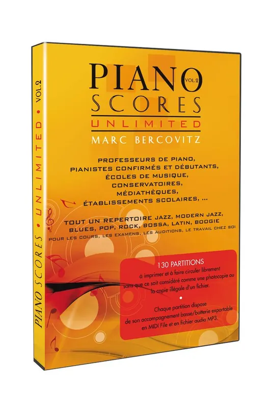 Offre Exclusive Prodipe Piano Score Unlimited Marc Bercovitz