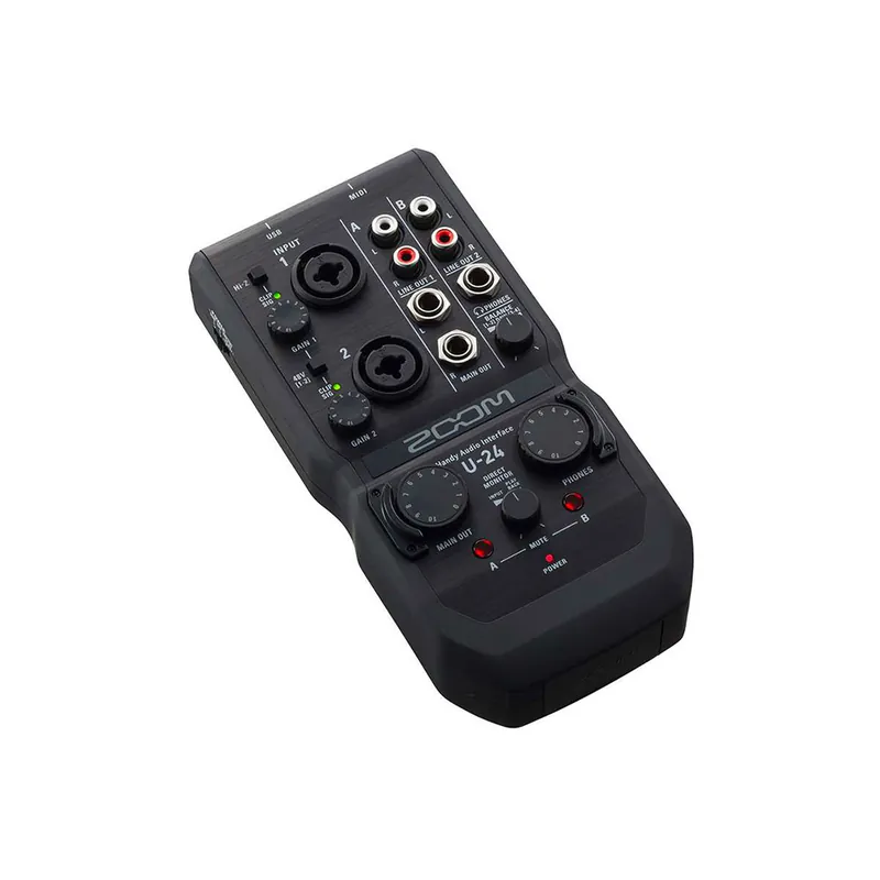 Zoom U24 - Interface audio 2 entrées / 4 sorties - USB 2.0 Prix Réduit