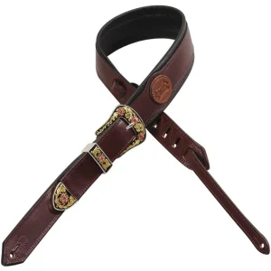 DISCONTINUE Levy‘s MSS71GC-BRG Sangle guitare cuir Prix Réduit