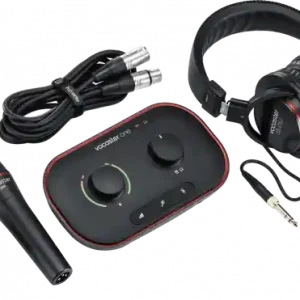 Dernier Modèle Focusrite Pack pour podcast - Interface audio 1 entrée / Micro / Casque