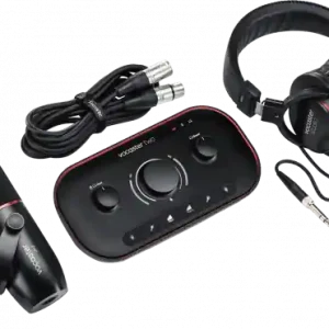 Focusrite Pack pour podcast - Interface audio 2 entrées / Micro / Casque Prix Réduit