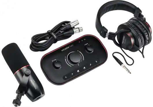 Focusrite Pack pour podcast - Interface audio 2 entrées / Micro / Casque Prix Réduit