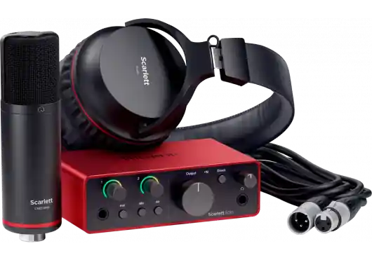 Haute Qualité Focusrite SCARLETT4-SOLO-STUDIO