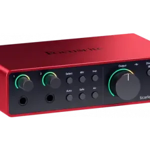 Focusrite SCARLETT4-2I2 Scarlett 2I2 4th Gen - 2 in / 2 out - USB-C Bon Plan