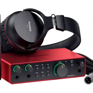 Offre Spéciale Focusrite SCARLETT4-STUDIO 4th Gen - 2 in/2 out USB-C - micro, casque & accessoires