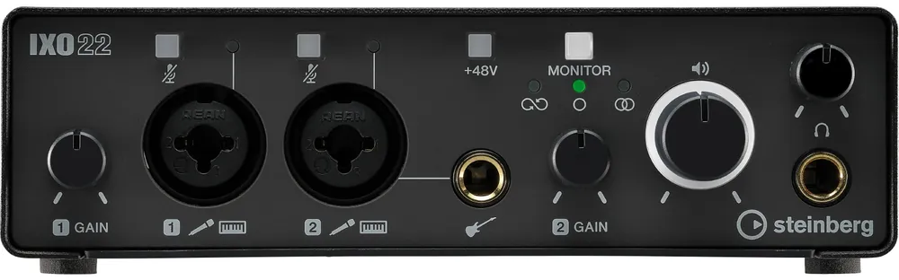 Steinberg IXO22 USB-C AUDIO INTERFACE Black Vente Directe
