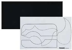 Gewa 558.011 Plaques de protection noir pour guitare Prix Cassé