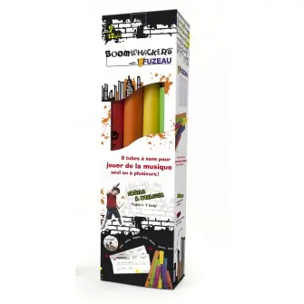 DISCONTINUE Fuzeau 71005 - Pack Boomwhackers 8 tubes + 1 CD + 15 fiches Nouvelle Collection
