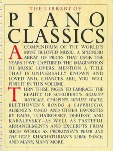Hal Leonard The Library Of Piano Classics Expédition Rapide